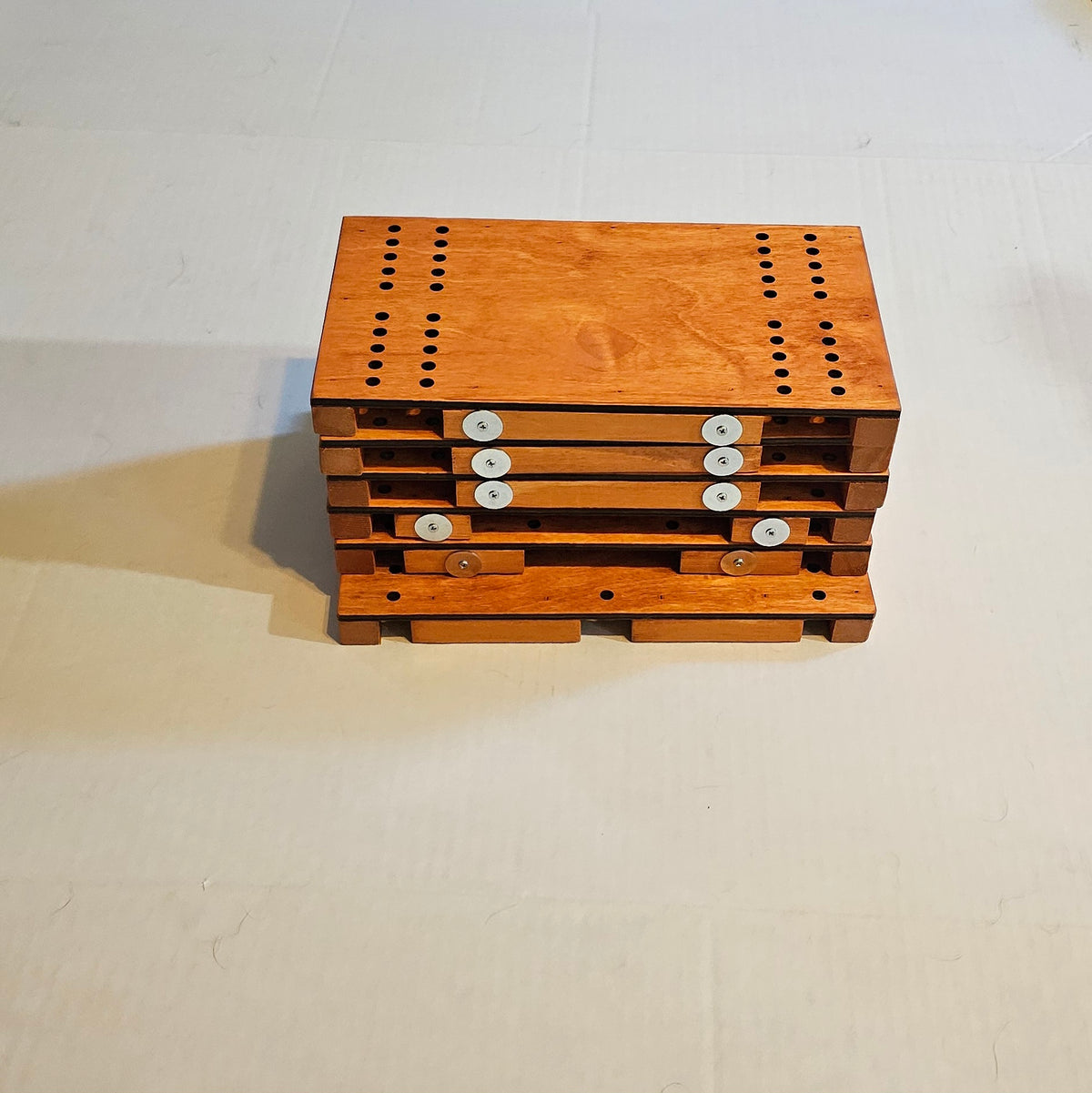 sectional cribbage board