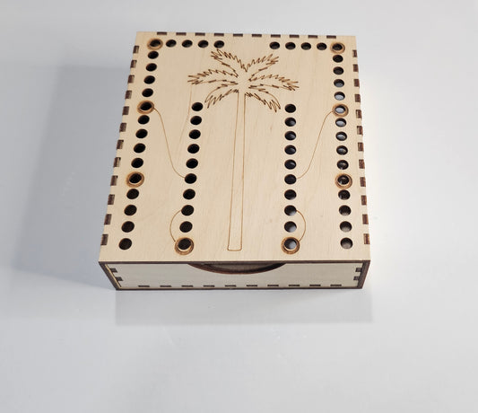 laser engraved cut hounds and jackals board game