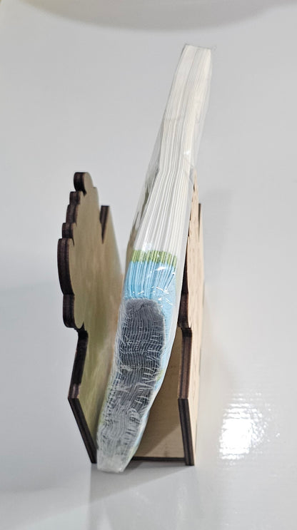 laser engraved cut napkin holder