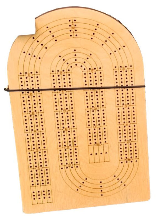 paper clip style cribbage board