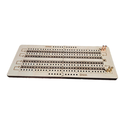 clip together travel cribbage board