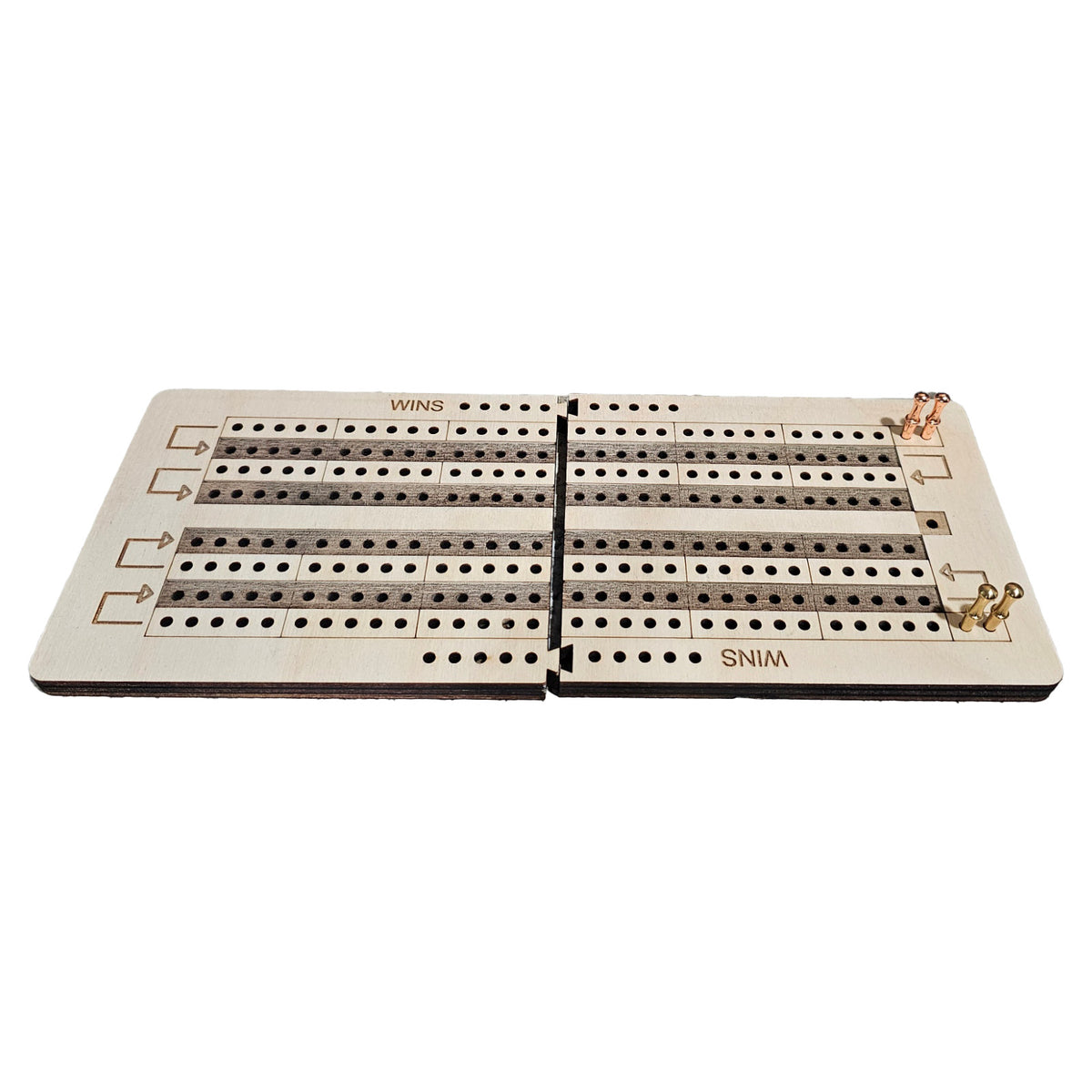 clip together travel cribbage board