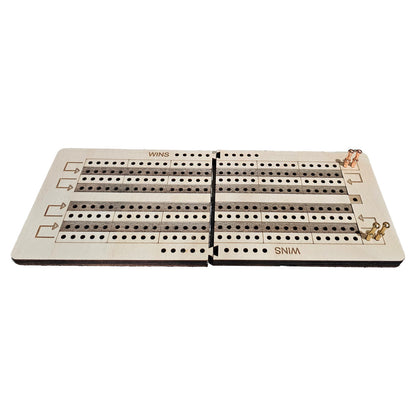 clip together travel cribbage board