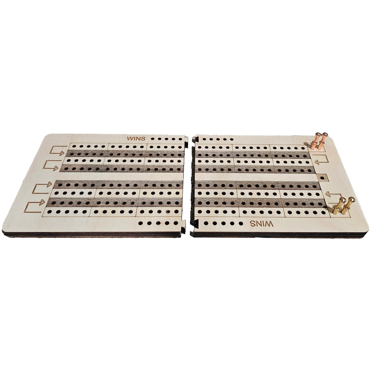 clip together travel cribbage board