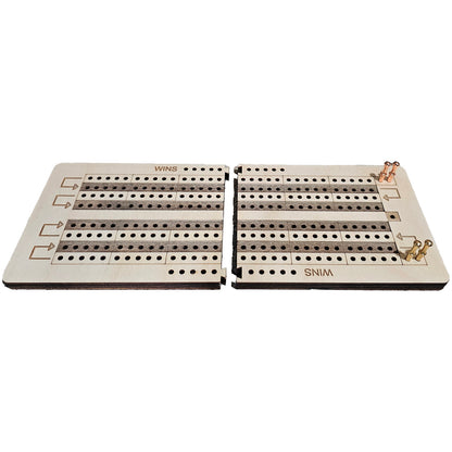 clip together travel cribbage board