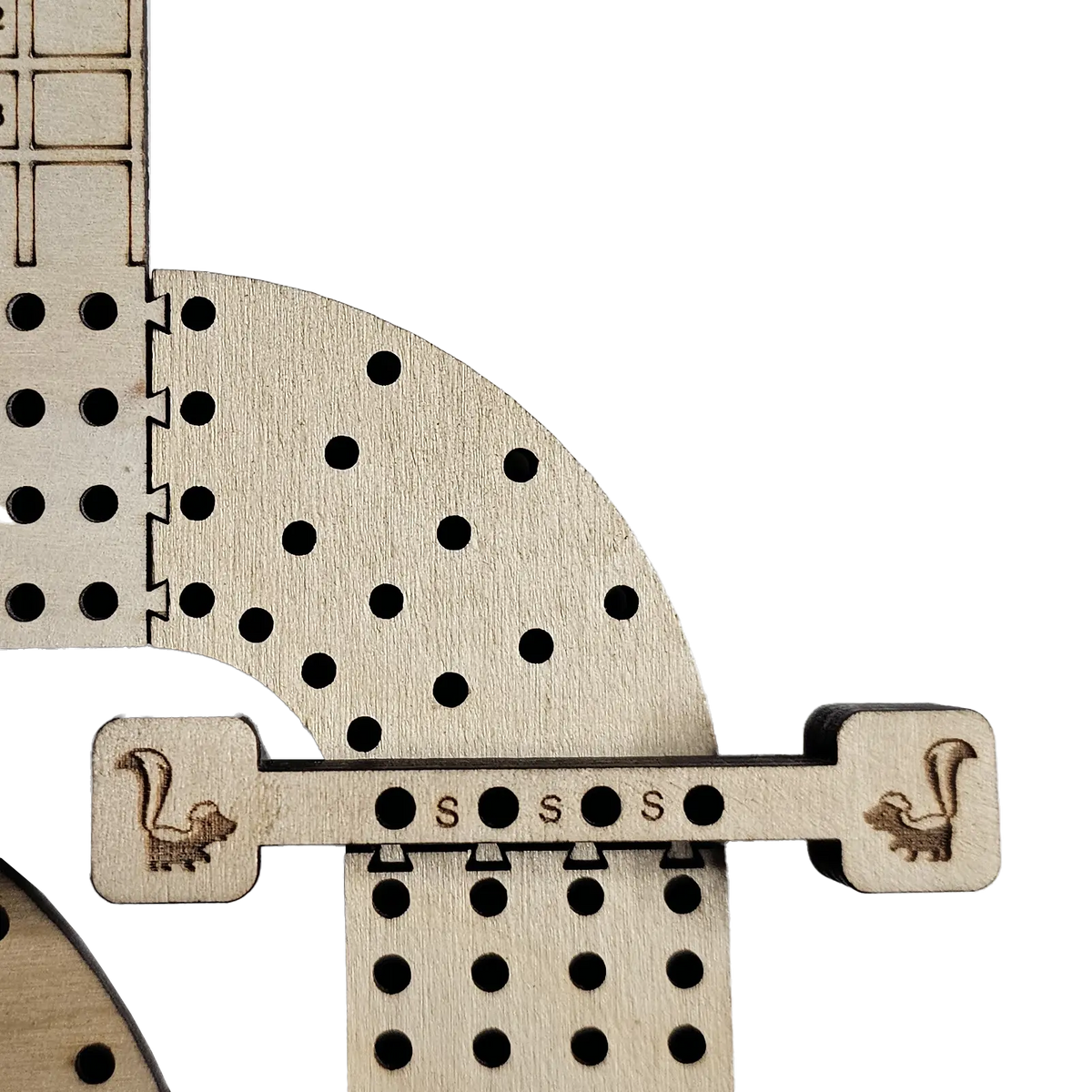 cribbage puzzle piece skunk line
