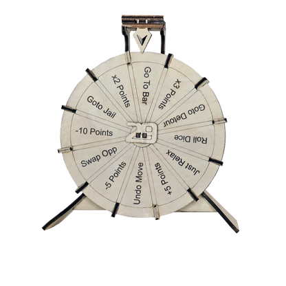 spinner cribbage puzzle piece front view