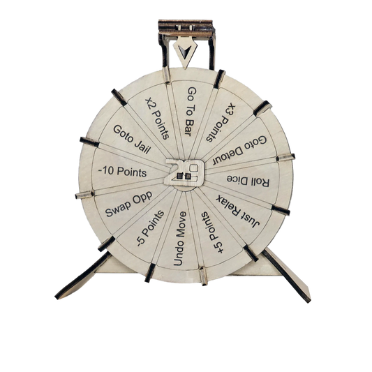 spinner cribbage puzzle piece front view