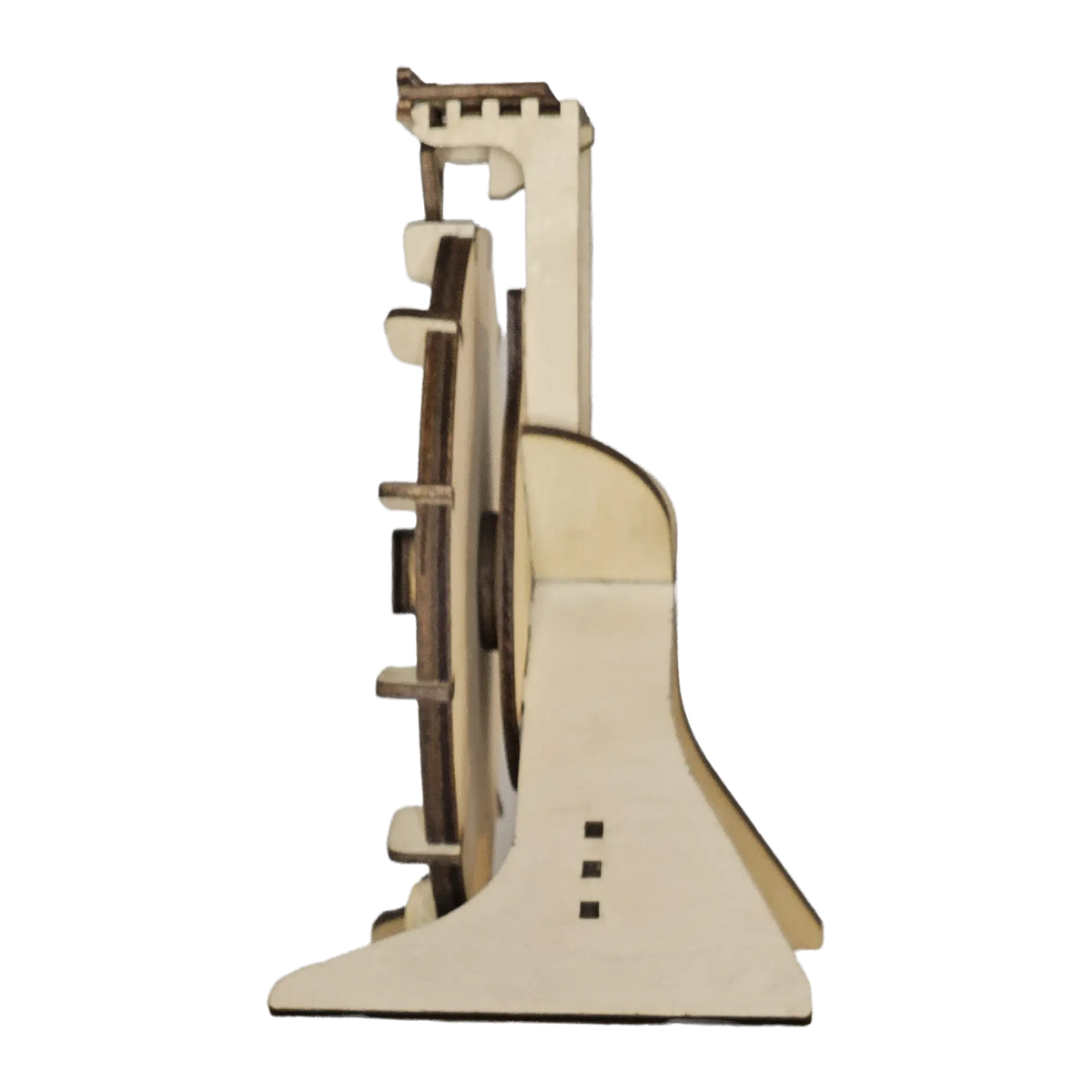 spinner cribbage puzzle piece side view