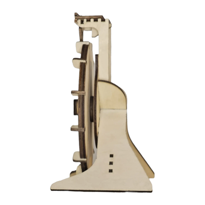 spinner cribbage puzzle piece side view