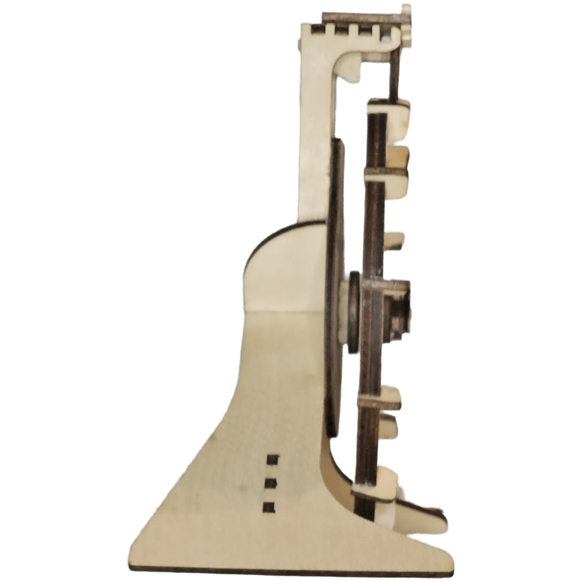 spinner cribbage puzzle piece side view