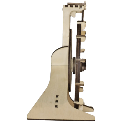 spinner cribbage puzzle piece side view