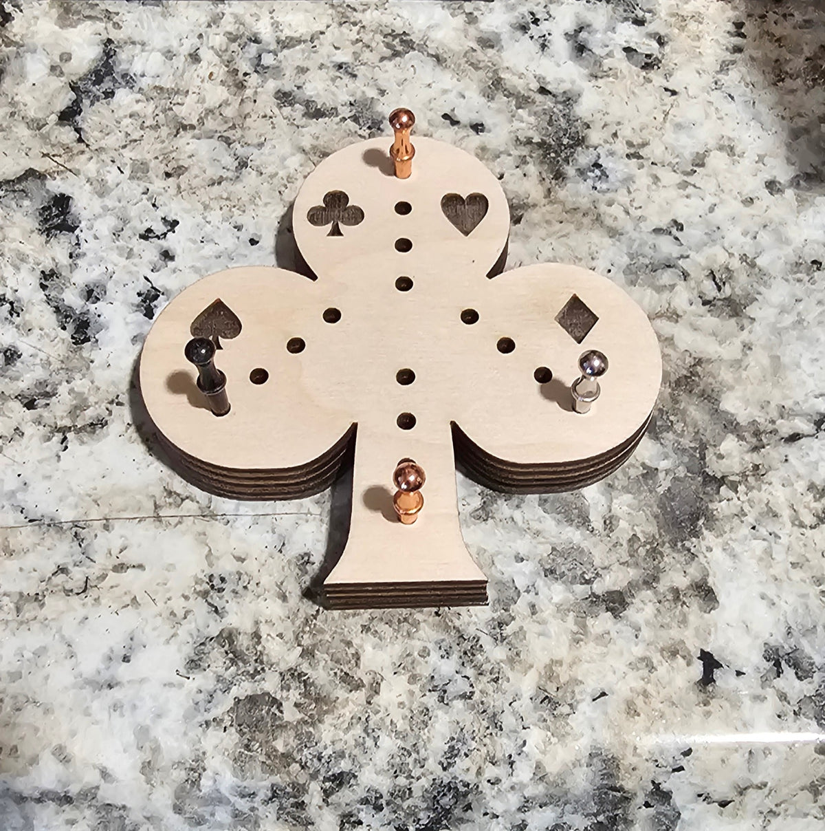 Magnetic Cribbage Peg Holder