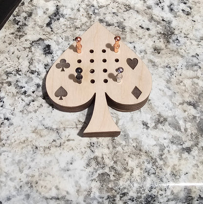 Magnetic Cribbage Peg Holder