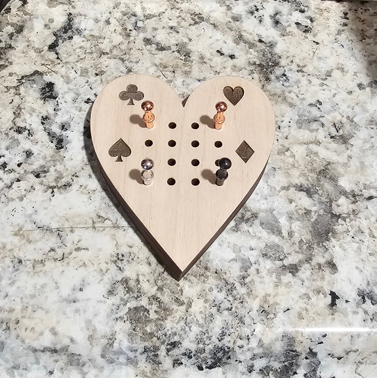 Magnetic Cribbage Peg Holder