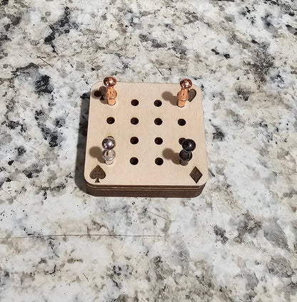 Magnetic Cribbage Peg Holder
