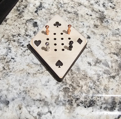 Magnetic Cribbage Peg Holder