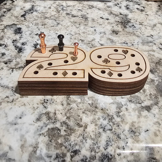 Magnetic Cribbage Peg Holder