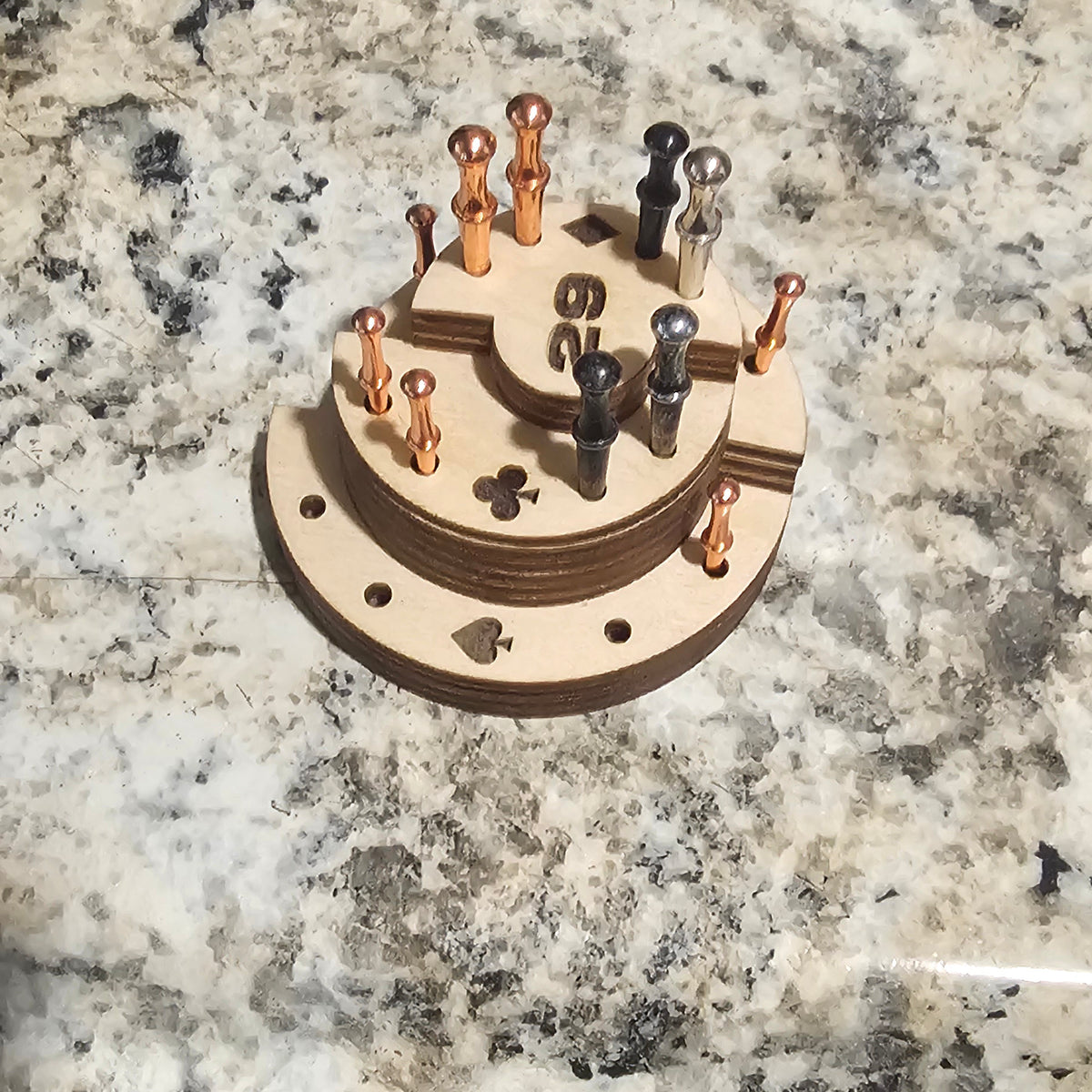 Magnetic Cribbage Peg Holder