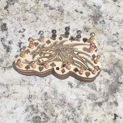 Magnetic Cribbage Peg Holder