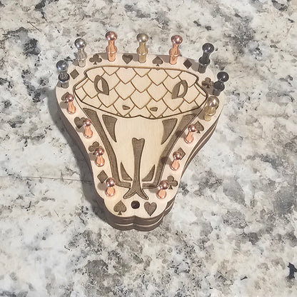 Magnetic Cribbage Peg Holder