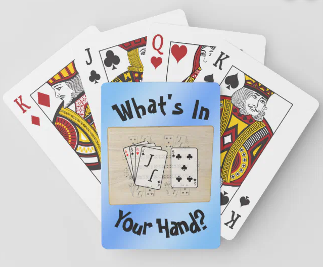 clubs 29 hand playing cards