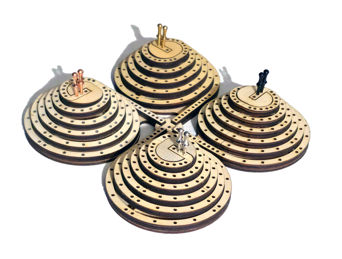 King of the Mountain Cribbage Board