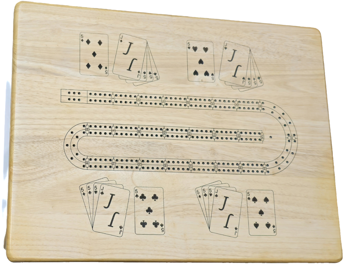 TV Tray Cribbage Board