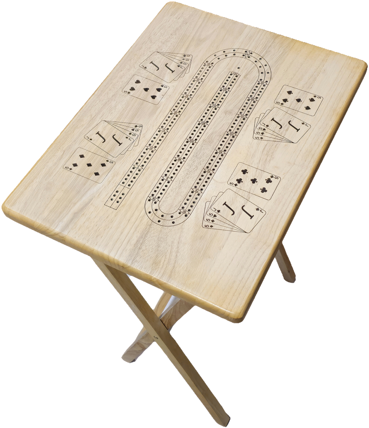 TV Tray Cribbage Board