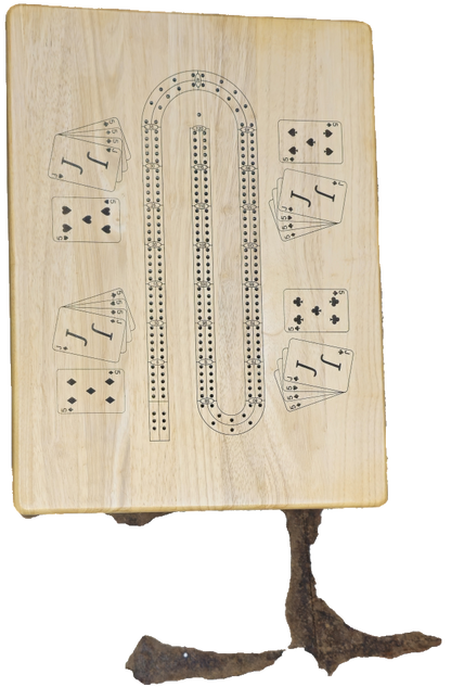 TV Tray Cribbage Board
