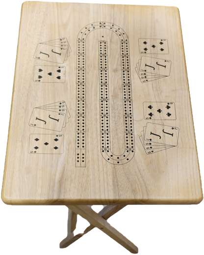 TV Tray Cribbage Board