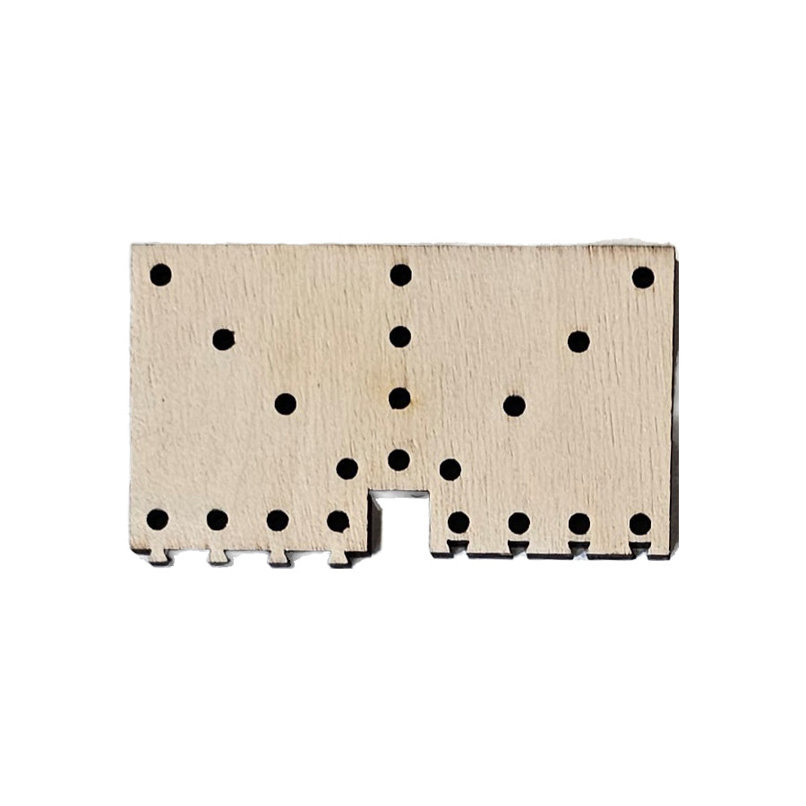 cribbage puzzle piece half square