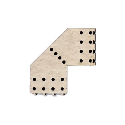 cribbage puzzle piece square corner 45