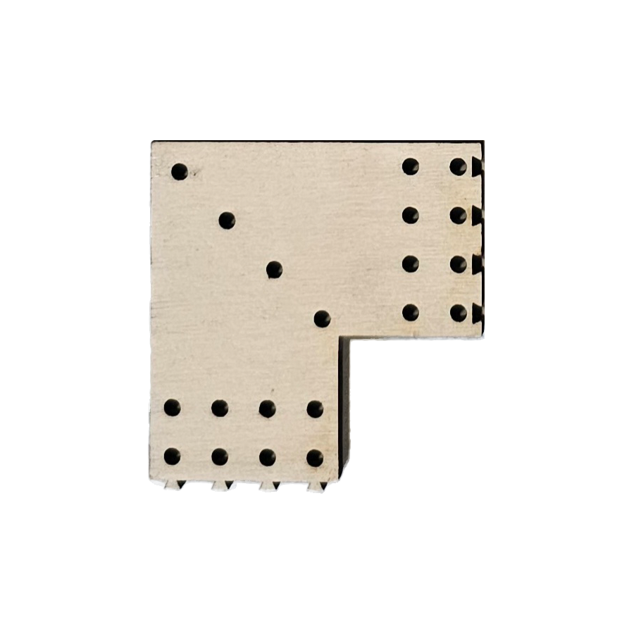 cribbage puzzle piece square corner