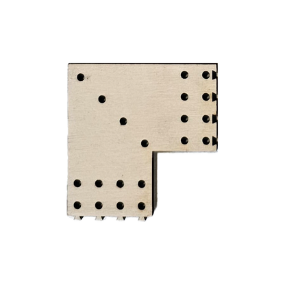 cribbage puzzle piece square corner