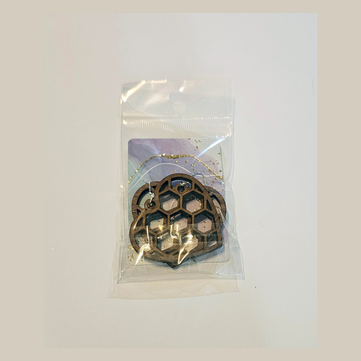 Earrings - Hardwood Sterling Silver - Laser Engraved
