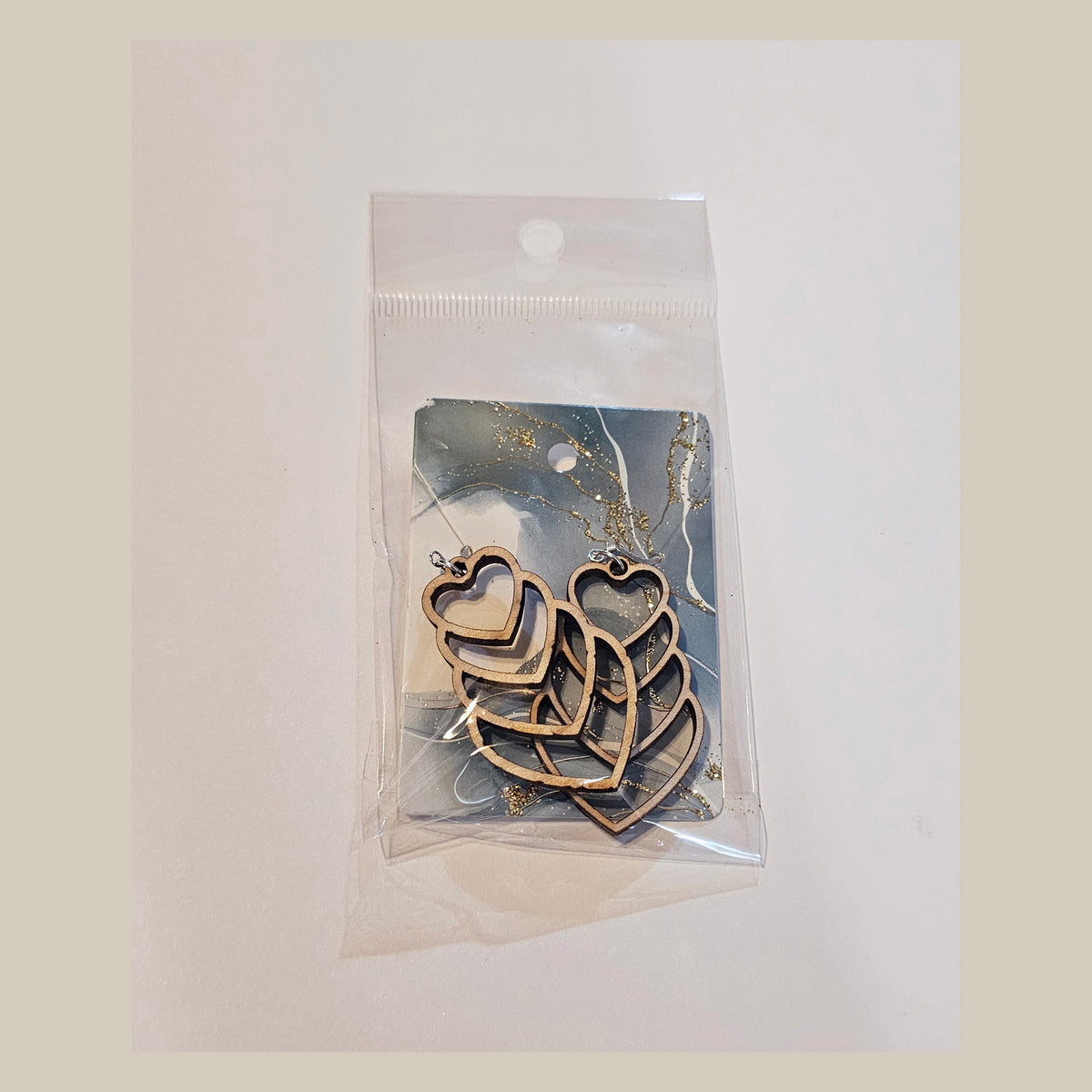 Earrings - Hardwood Sterling Silver - Laser Engraved