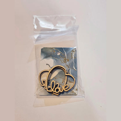 Earrings - Hardwood Sterling Silver - Laser Engraved