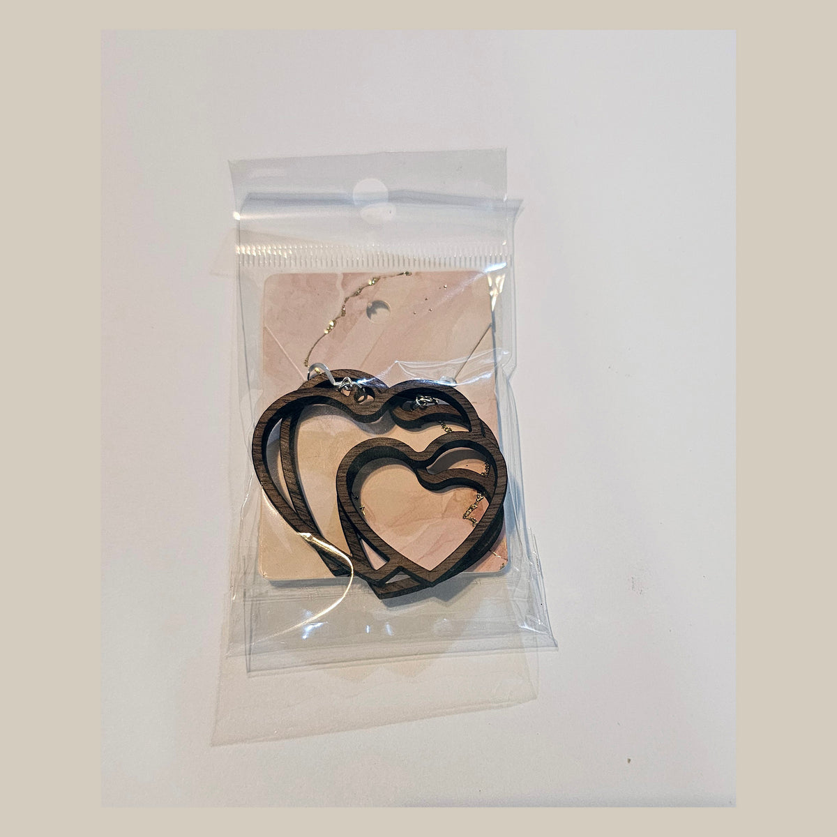 Earrings - Hardwood Sterling Silver - Laser Engraved
