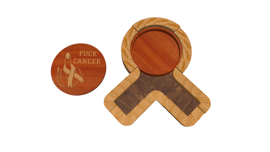 Breast Cancer Multiple Layers - Free Cribbage Board Pattern / Template