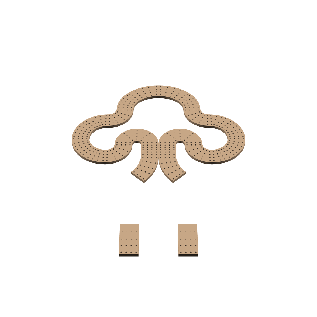 Cribbage Puzzle Pieces Kit Card Suit Club