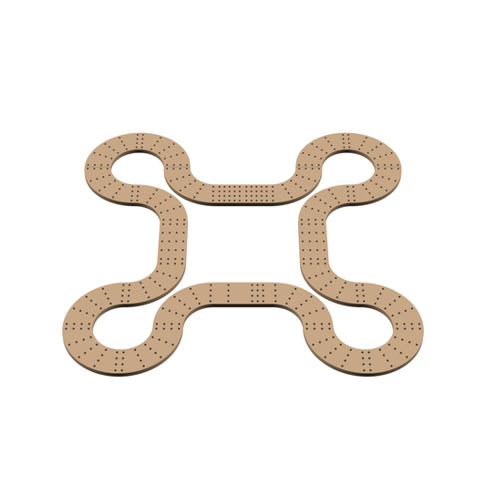 Cribbage Puzzle Pieces Kit Castle Top