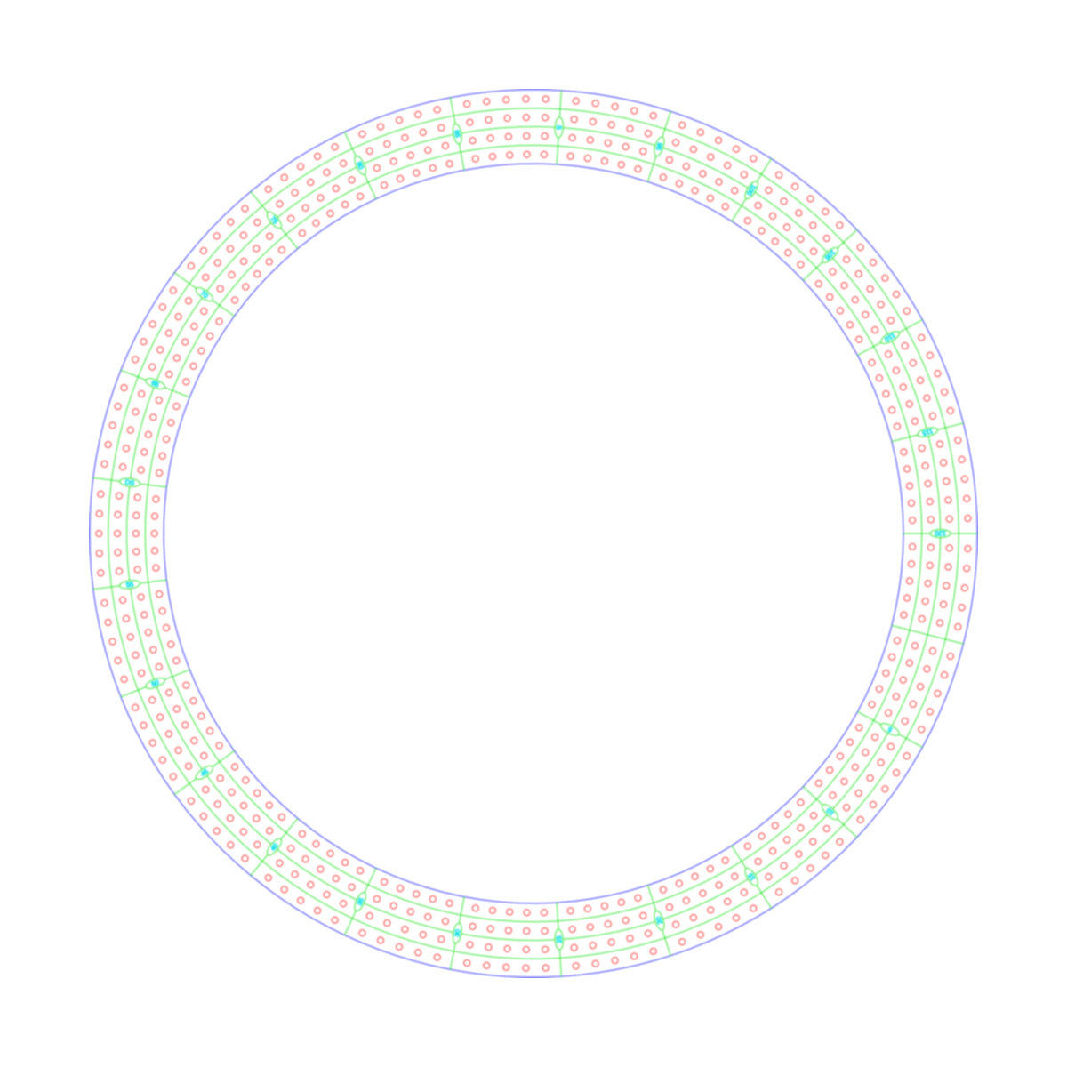 Round / Circle Cribbage Board Pattern / Template
