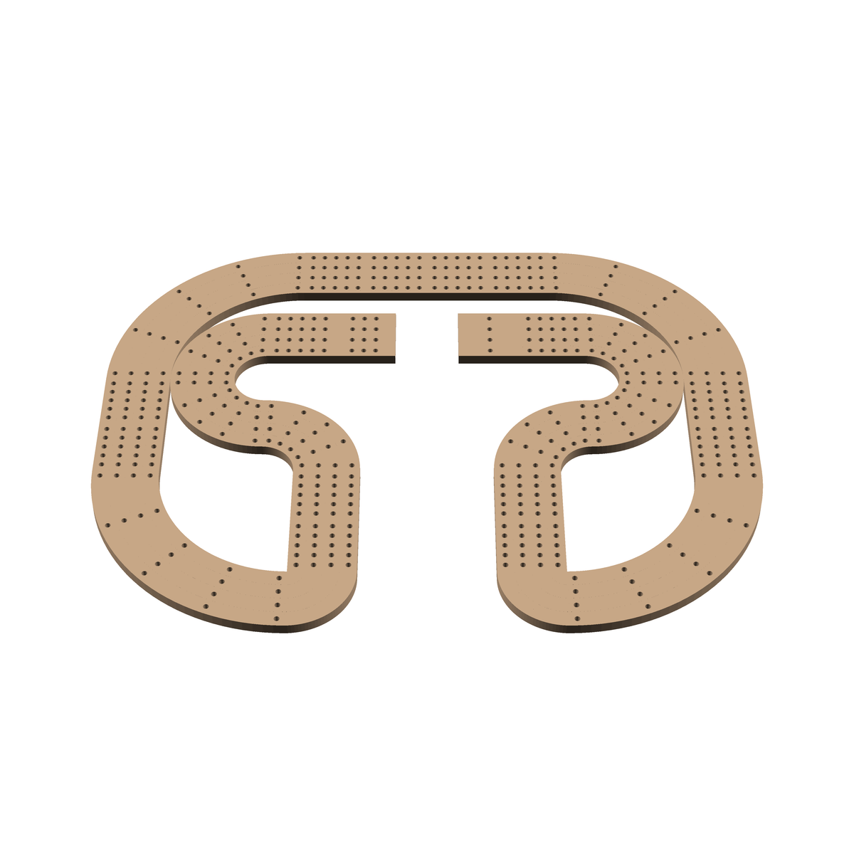 Cribbage Puzzle Pieces Kit Cresent