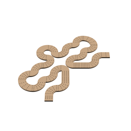 Cribbage Puzzle Pieces Kit Design 1