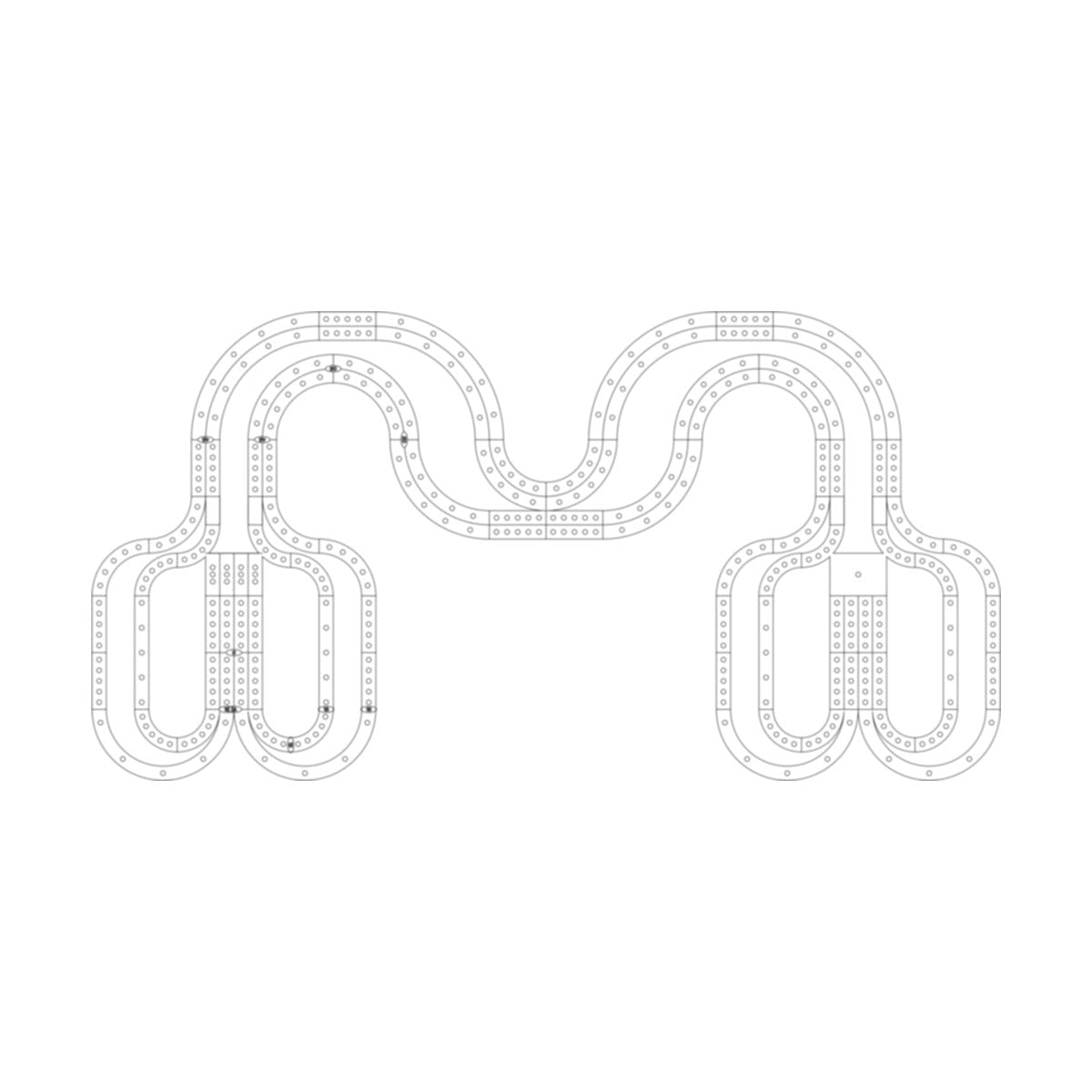 3 Cribbage Board Pattern / Template
