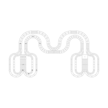 3 Cribbage Board Pattern / Template
