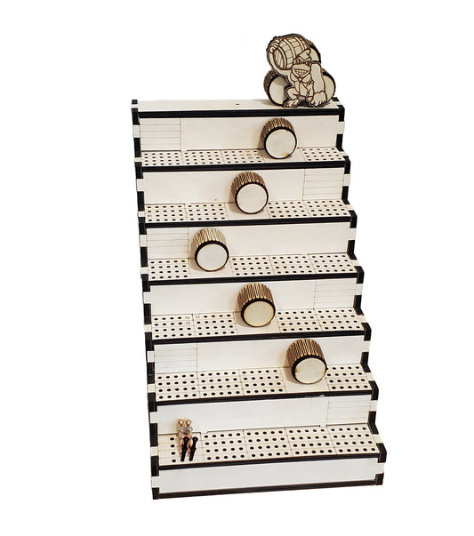 Donkey Shot / Donkey Crib Cribbage Board