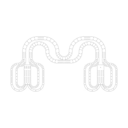 3 Cribbage Board Pattern / Template