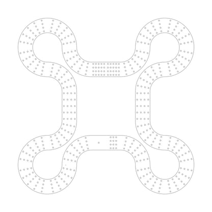 Castle Top 2 Cribbage Board Pattern / Template